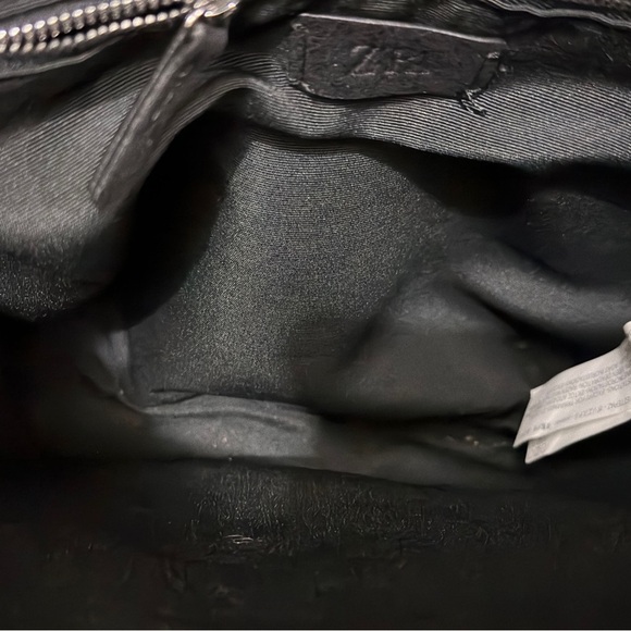 372 Zara | EUC Women’s Black Studded Silver Domed Studs Tote Bag (sz 13Wx12Hx3D) - Picture 6 of 14